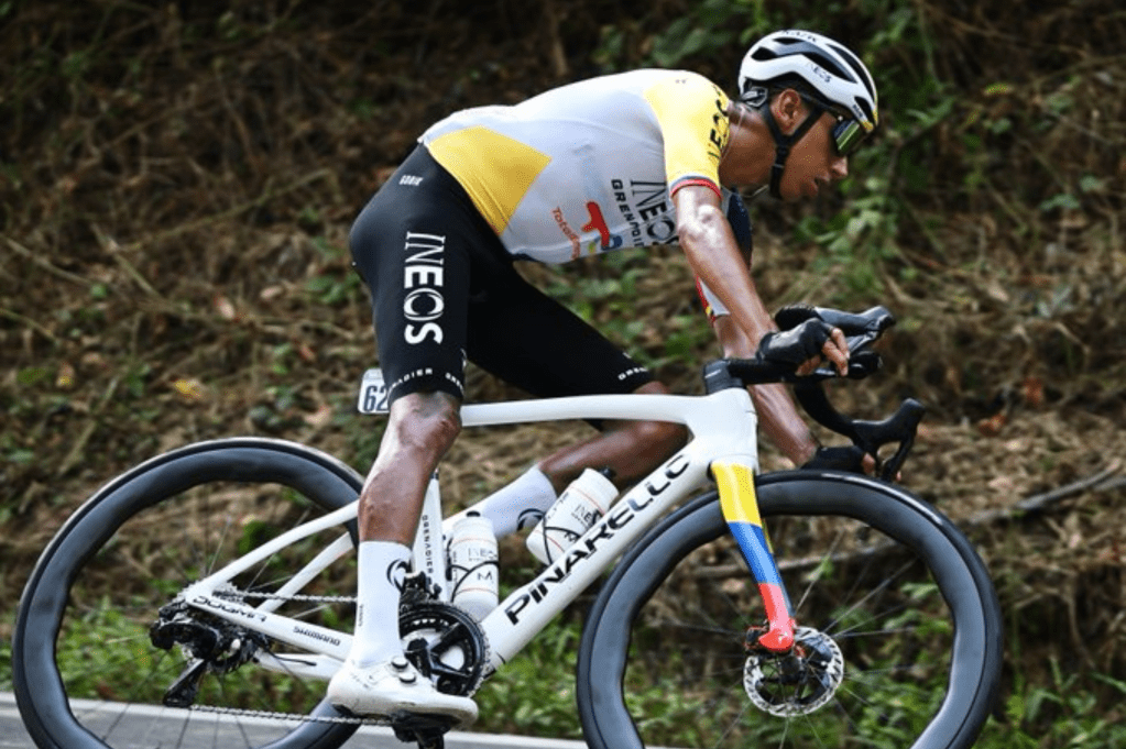 Egan Bernal, en la sexta etapa de la Vuelta a España