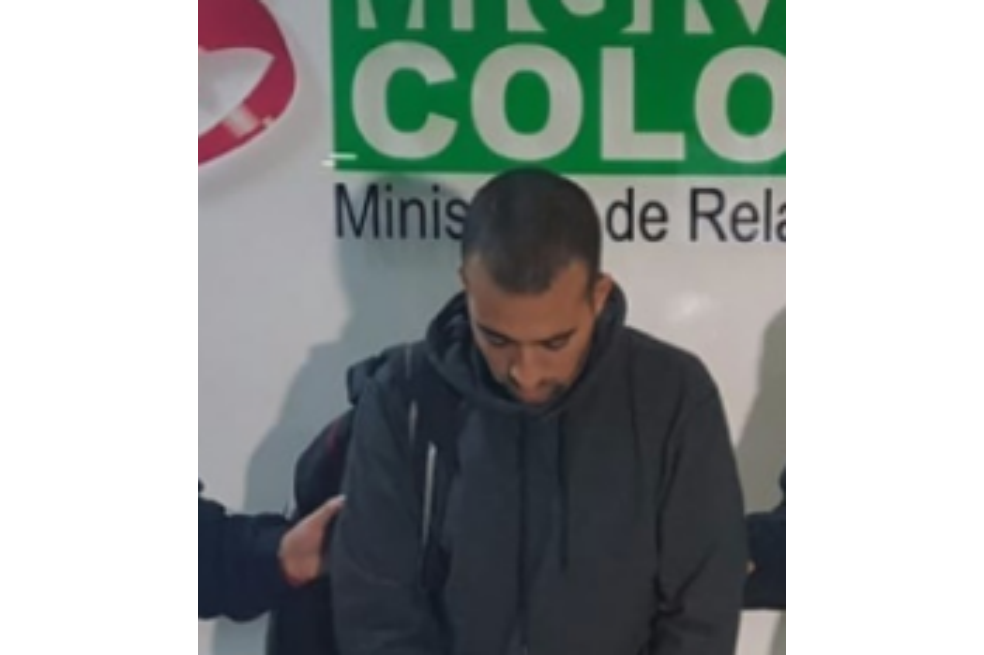 Bonen Asaf está vinculado a un proceso judicial por el delito de fabricación, tráfico y porte de estupefacientes. / Migración Colombia