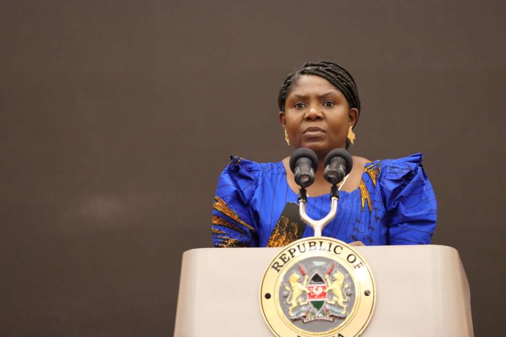 La vicepresidenta Francia Márquez en Kenia.