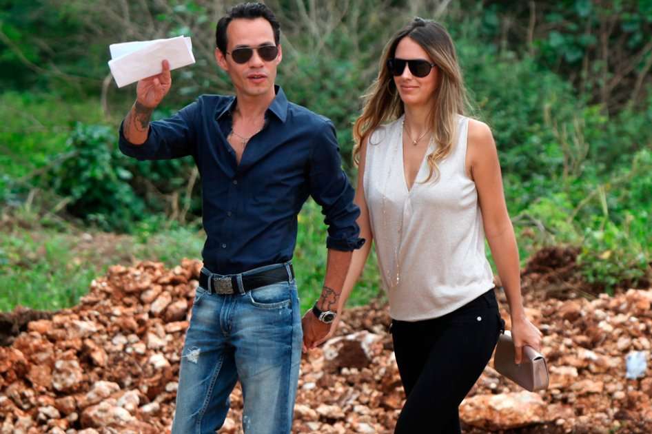 Marc Anthony y Shannon de Lima.