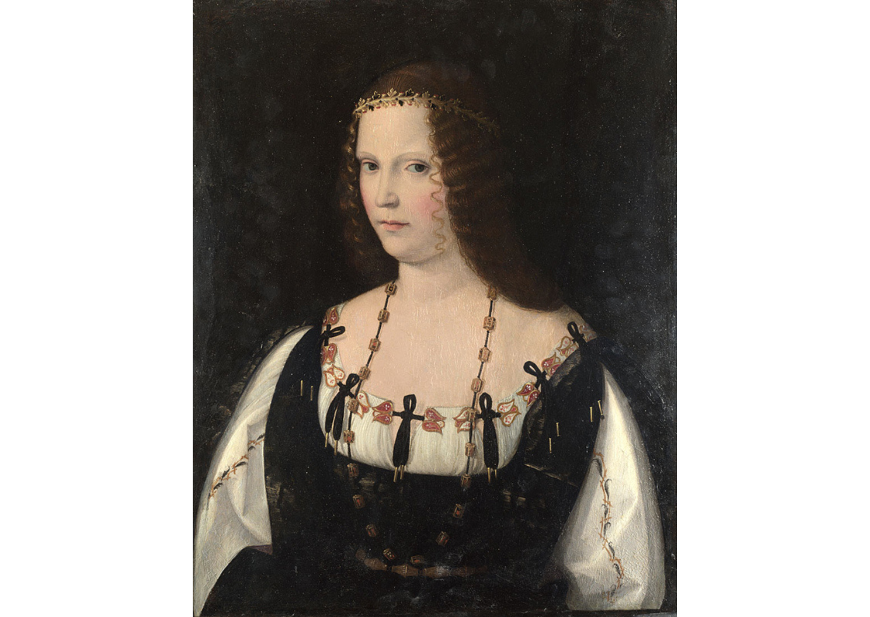 Lucrecia Borgia crecería aprendiendo latín, griego, francés, italiano y español, maneras cortesanas y sobre literatura, filosofía y pintura.