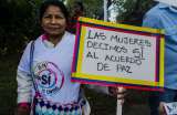 Pocos avances en el enfoque de género del acuerdo de paz