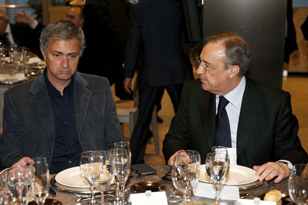 Jose Mourinho y Florentino Pérez