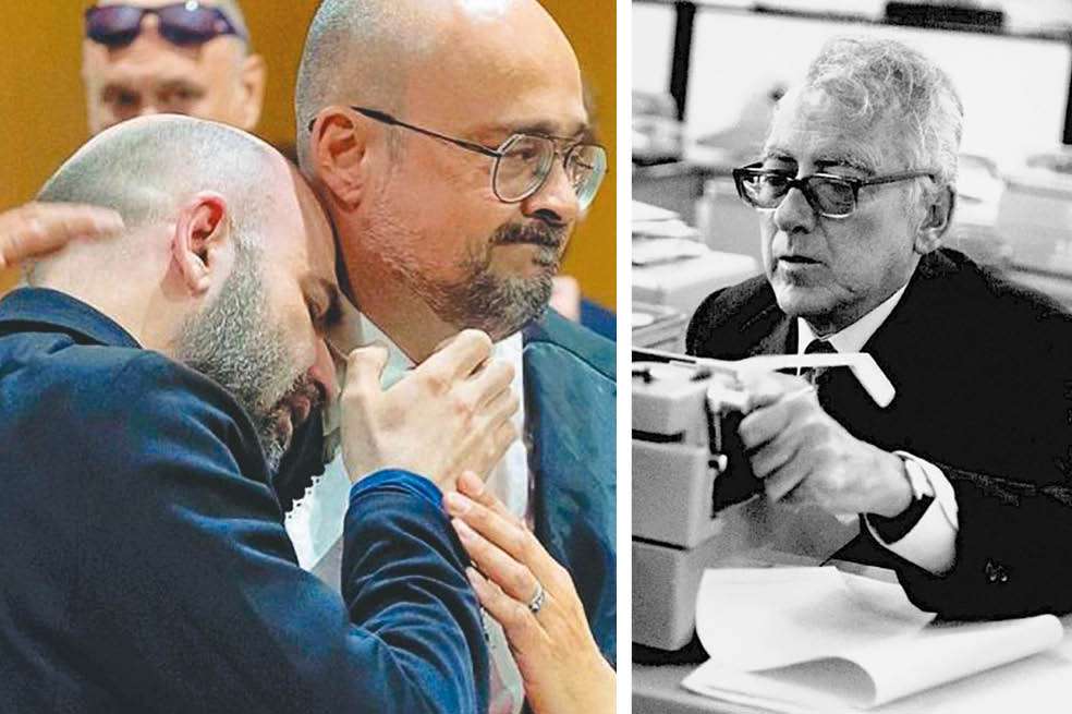 Roberto Saviano y Guillermo Cano