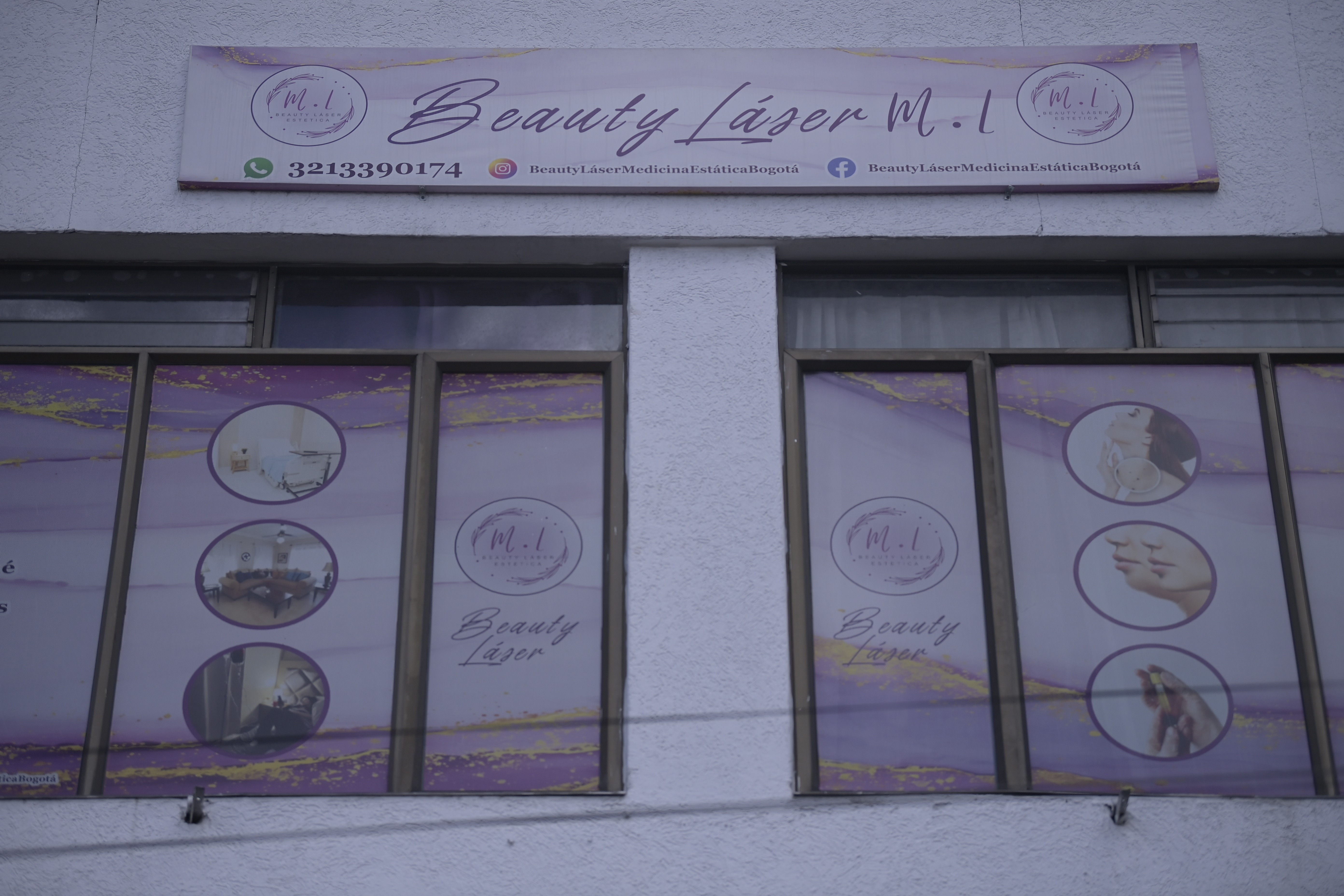 Fachada de este centro de estética, ubicado en Tunjuelito; lugar donde fue vista por última vez Yulixa Tolosa.