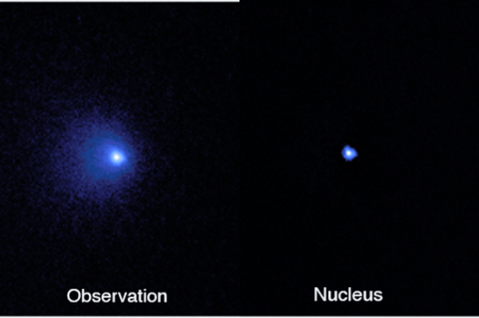 El cometa se está desplazando a más de 35.000 kilómetros por hora.