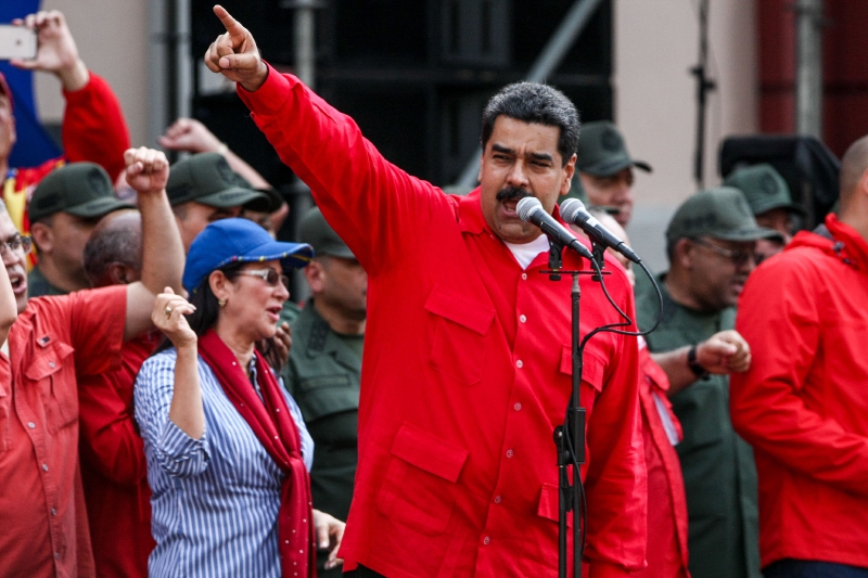 El presidente de Venezuela, Nicolás Maduro en Caracas tras la decisión de la AN de citarlo para estudiar su “responsabilidad política”. / EFE