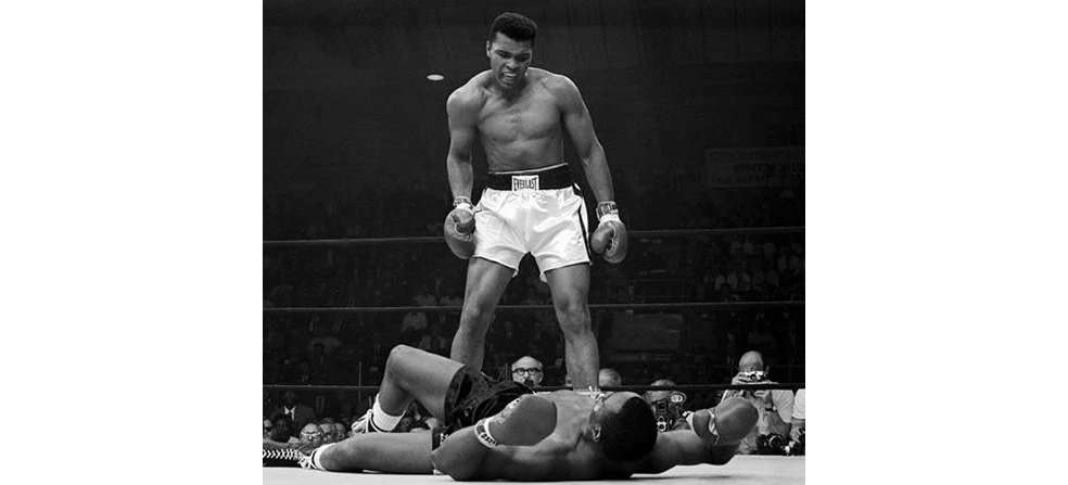 Imagen de Mohamed Alí, quien fue considerado el mejor de todos los tiempos en el boxeo. Además, Alí fue una figura de gran influencia en las luchas sociales a favor de los afroamericanos y del Islam. / Archivo particular