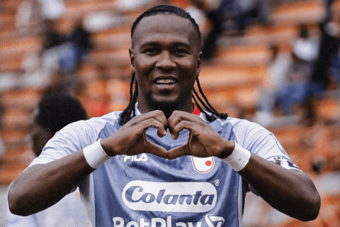 ¡Histórica goleada! Santa Fe aplastó a Envigado con cuatro goles de Hugo Rodallega