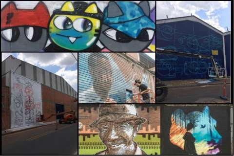Imágenes: nuevos murales en Puente Aranda, por la cuarta edición de “Distrito Grafiti”