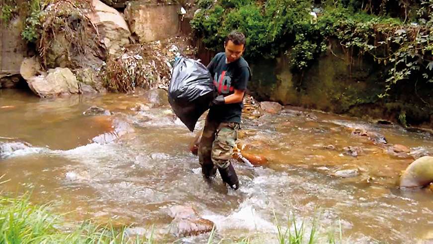 Hamid Martínez, el héroe del río fucha