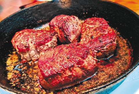 Receta para preparar lomo a la pimienta en mantequilla