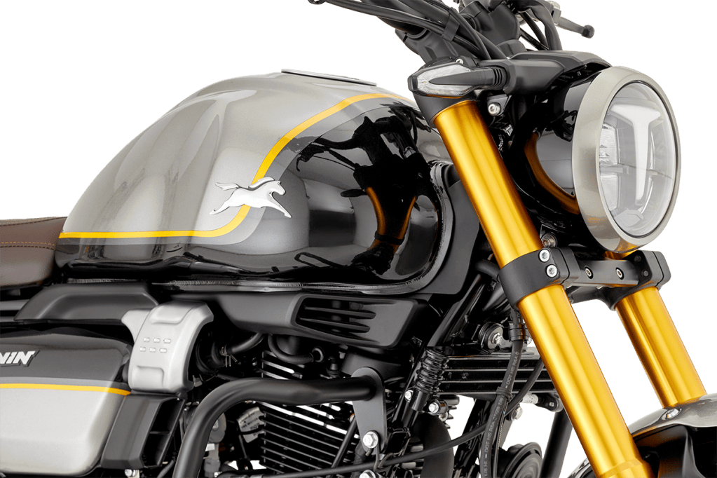 Auteco presentó la nueva TVS Ronin.