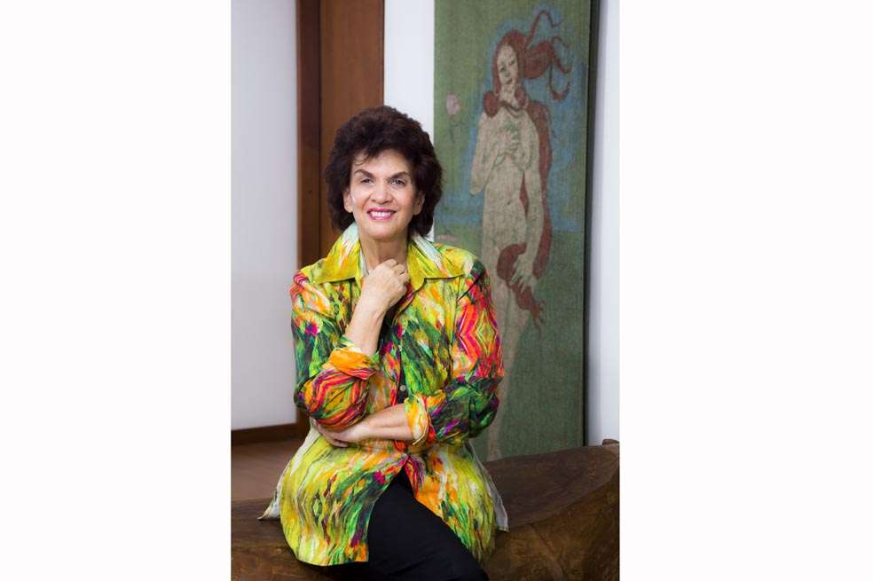 Alicia Mejía cumplirá 68 años en septiembre, en los que ha participado en 43 ferias. / Cortesía