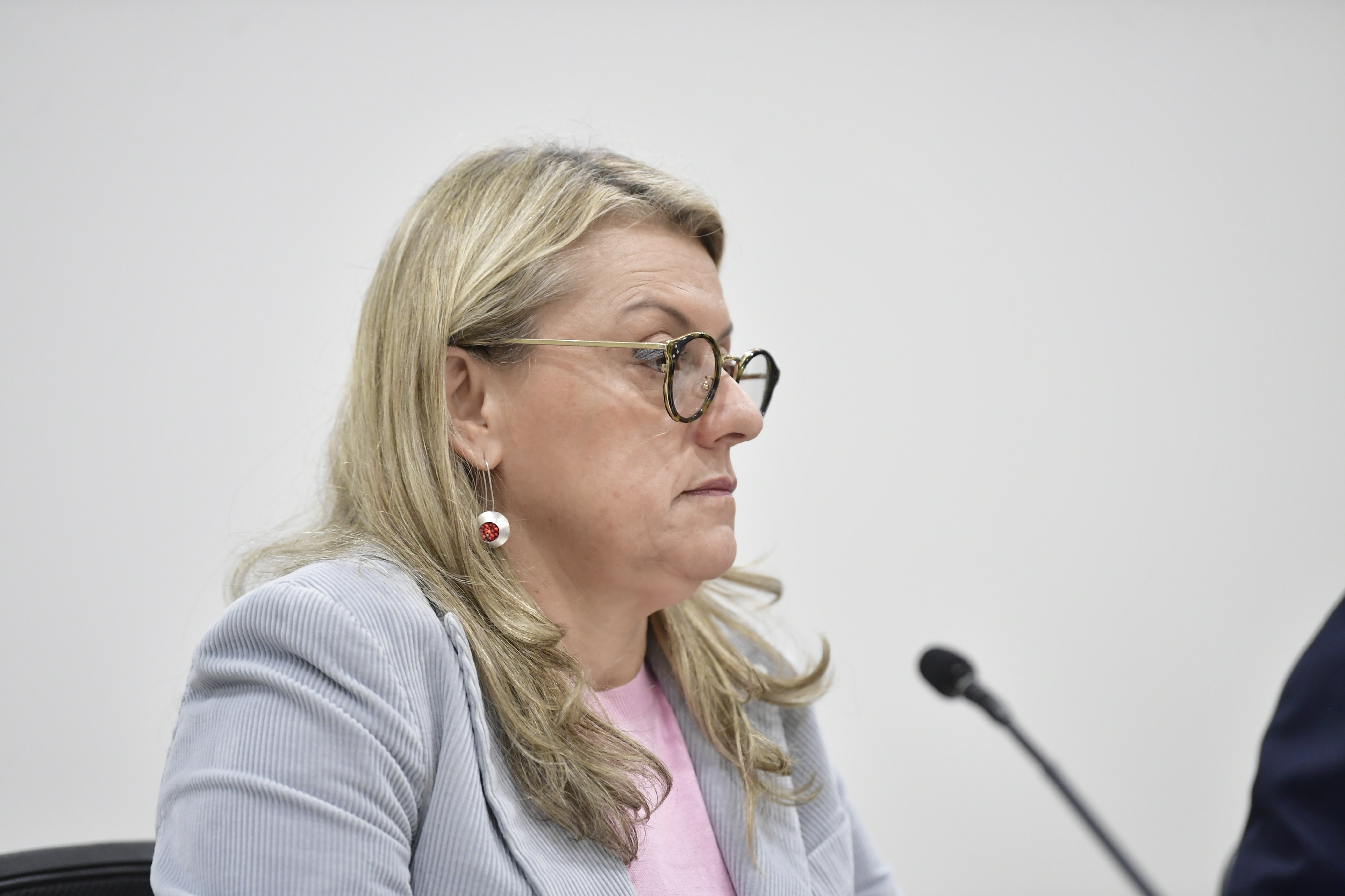 Magistrada del Consejo Nacional Electoral, en la audiencia pública de revocatoria de inscripciones de candidatos a las elecciones regionales 2023.