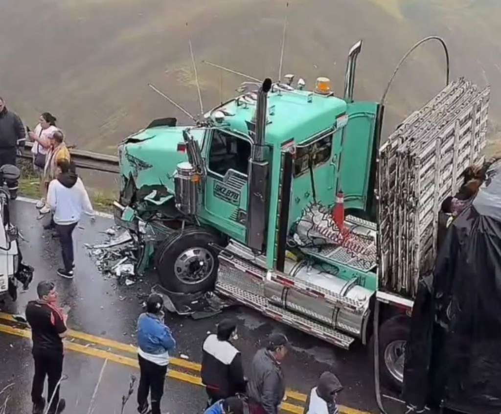 Accidente vía Pamplona