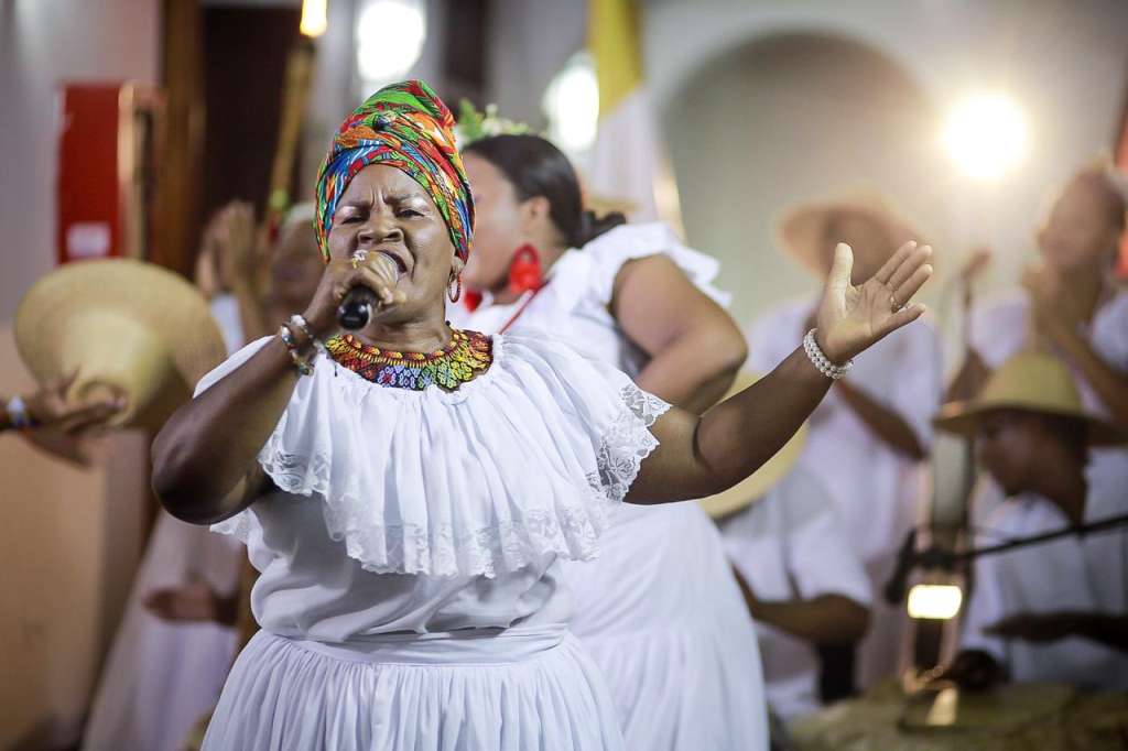 Pabla Flores, cantante de bullerengue.