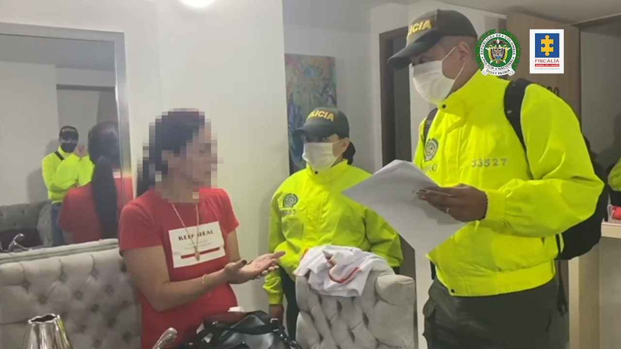 Mónica Alejandra Núñez , presunto miembro de una empresa fachada que operaba en Villas del Rosario (Norte de Santander) / Fiscalía.
