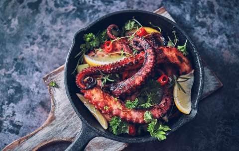 Esta es la receta y los ingredientes para preparar ceviche de pulpo
