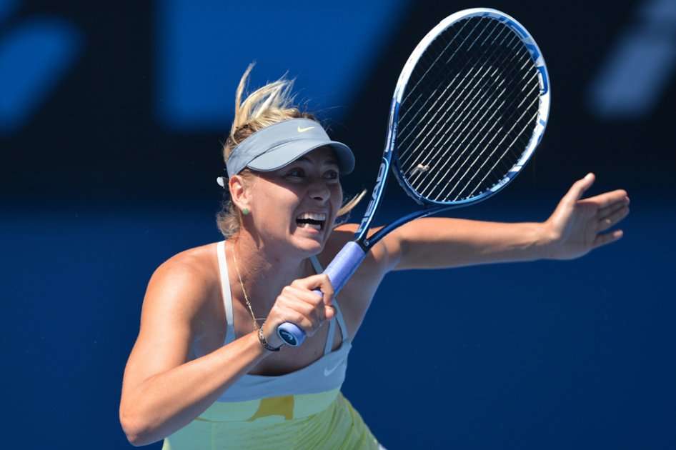 Maria Sharapova arrancó impecable su actuación en 2013 / AFP