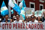 Presidente de Guatemala, Otto Pérez, contra las cuerdas