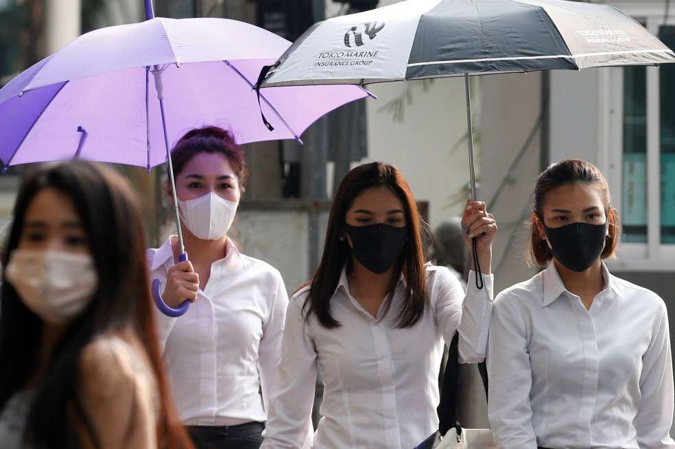 El nivel medio de contaminación subió en Bankgok hasta 161, lo que indica un estado “insalubre”. / EFE