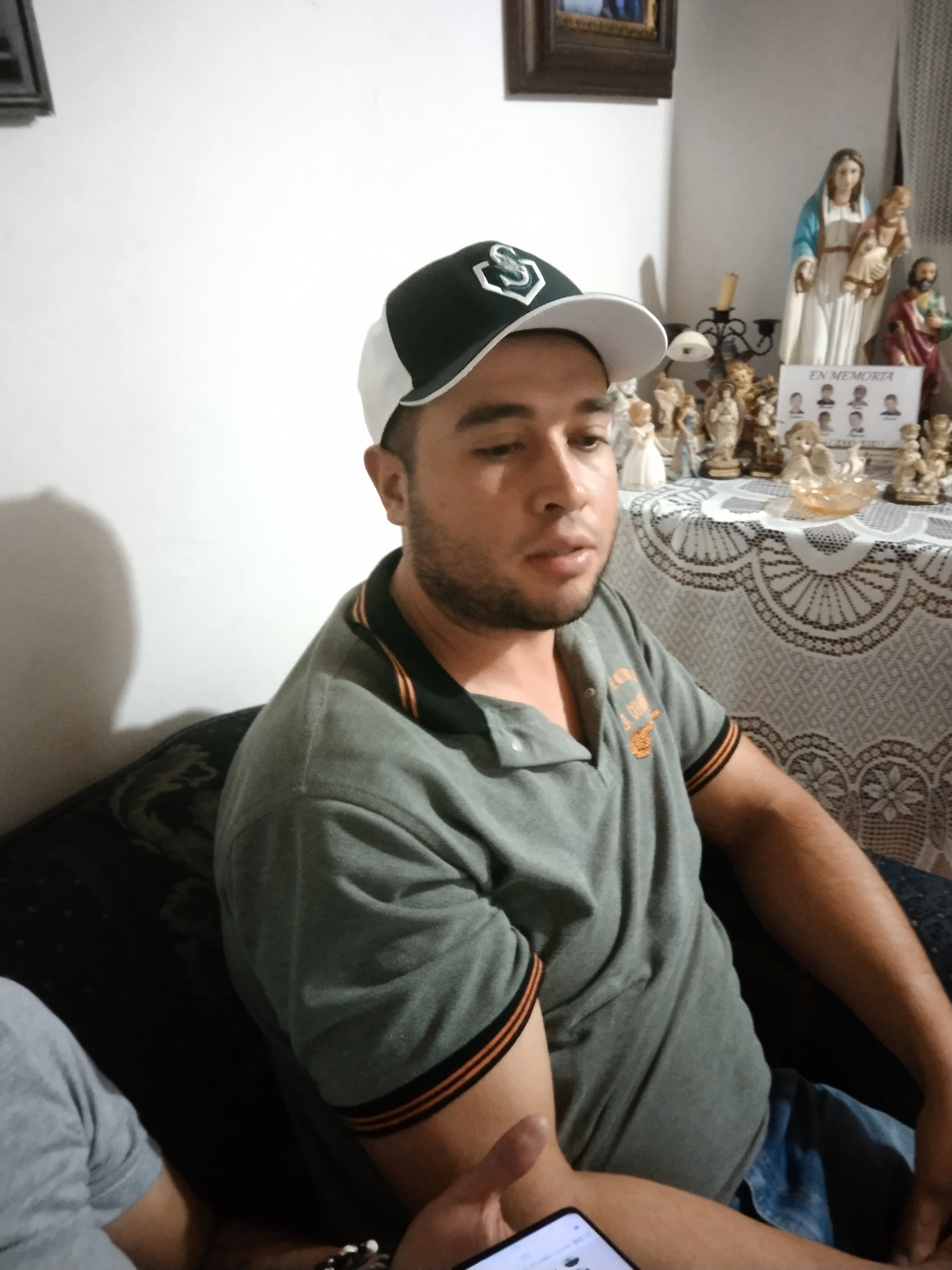 Cristian Isaza Carmona, uno de los sobrevivientes de la masacre de Pueblorrico.