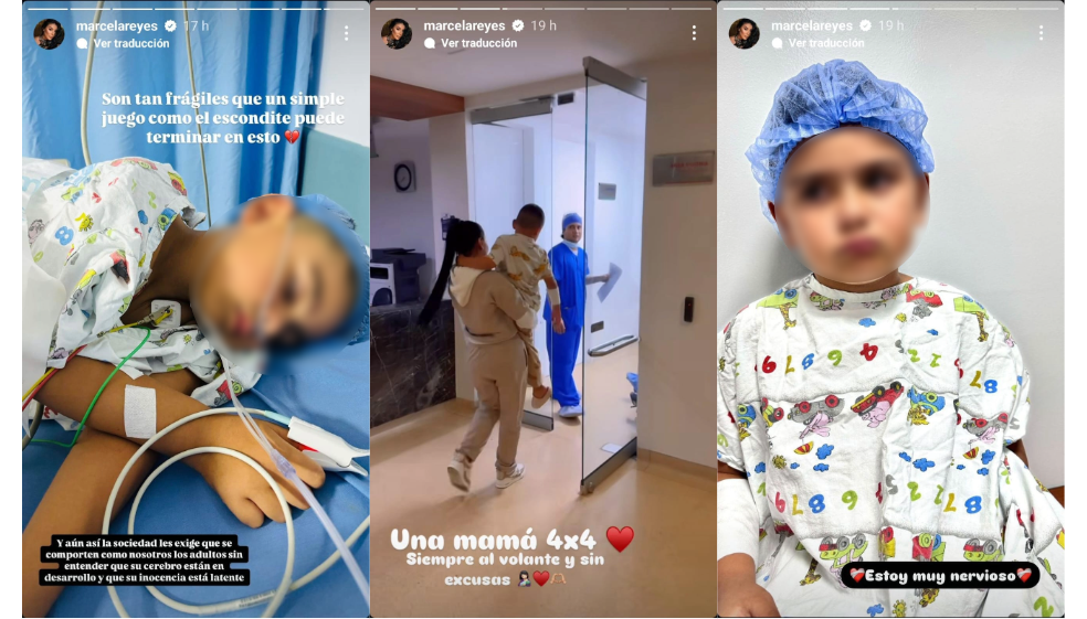 Hijo de Marcela Reyes sufrió accidente y tuvo que “entrar a cirugía”