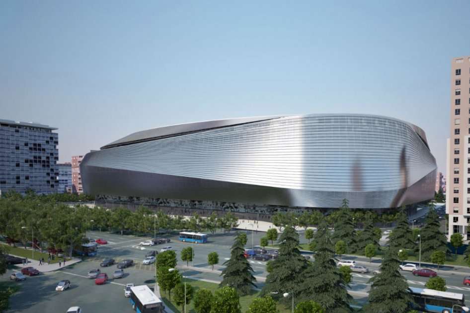 Así será el nuevo estadio Santiago Bernabéu. Foto: AFP