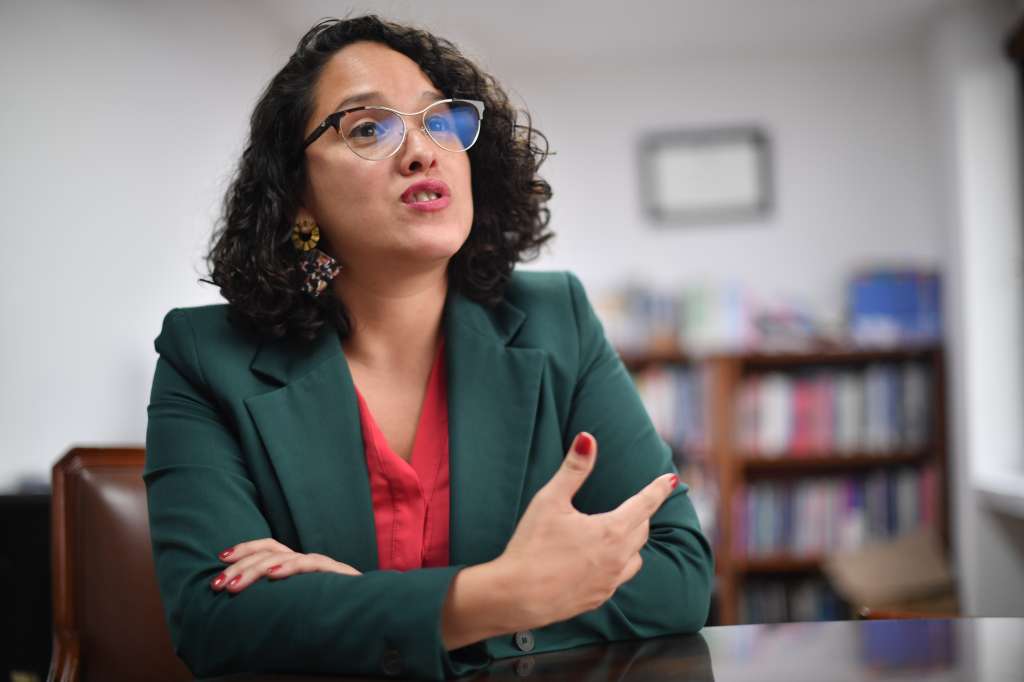 Directora de Justicia Transicional del Ministerio de Justicia.