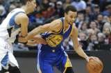 Stephen Curry lideró la victoria de los Warriors sobre los Timberwolves