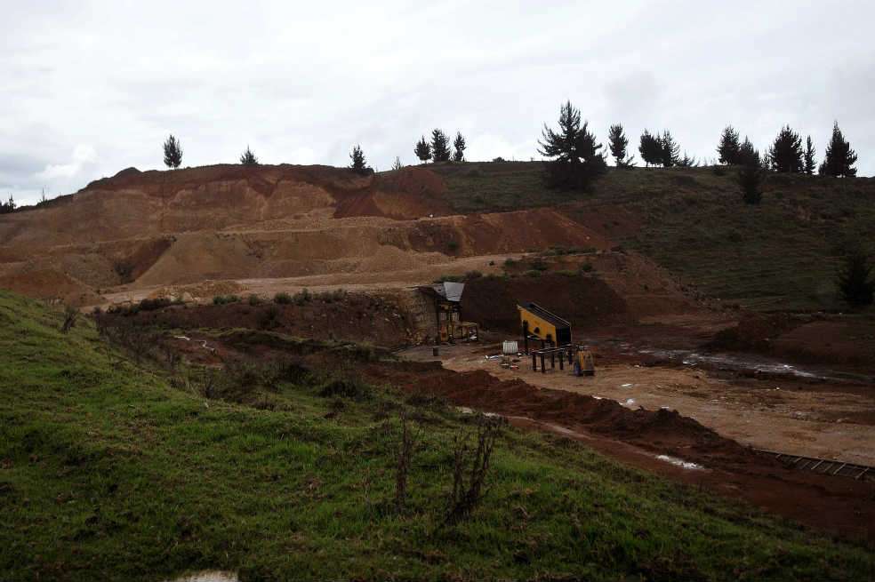 Terrenos de la hacienda Cruz Verde, donde se realizaría la disposición de las basuras de la capital. / Gustavo Torrijos - El Espectador