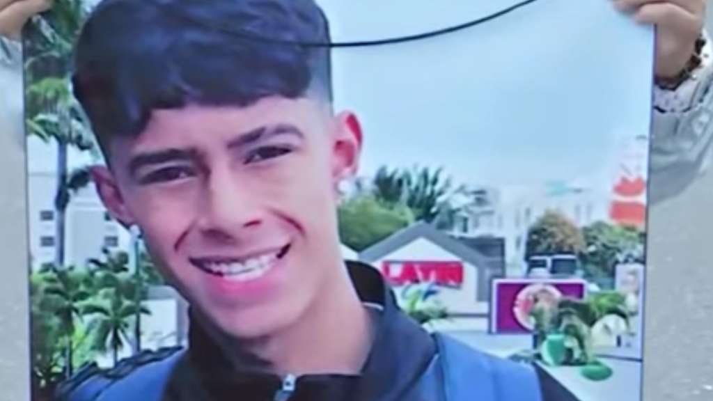 Gabriel Cano de 18 años.