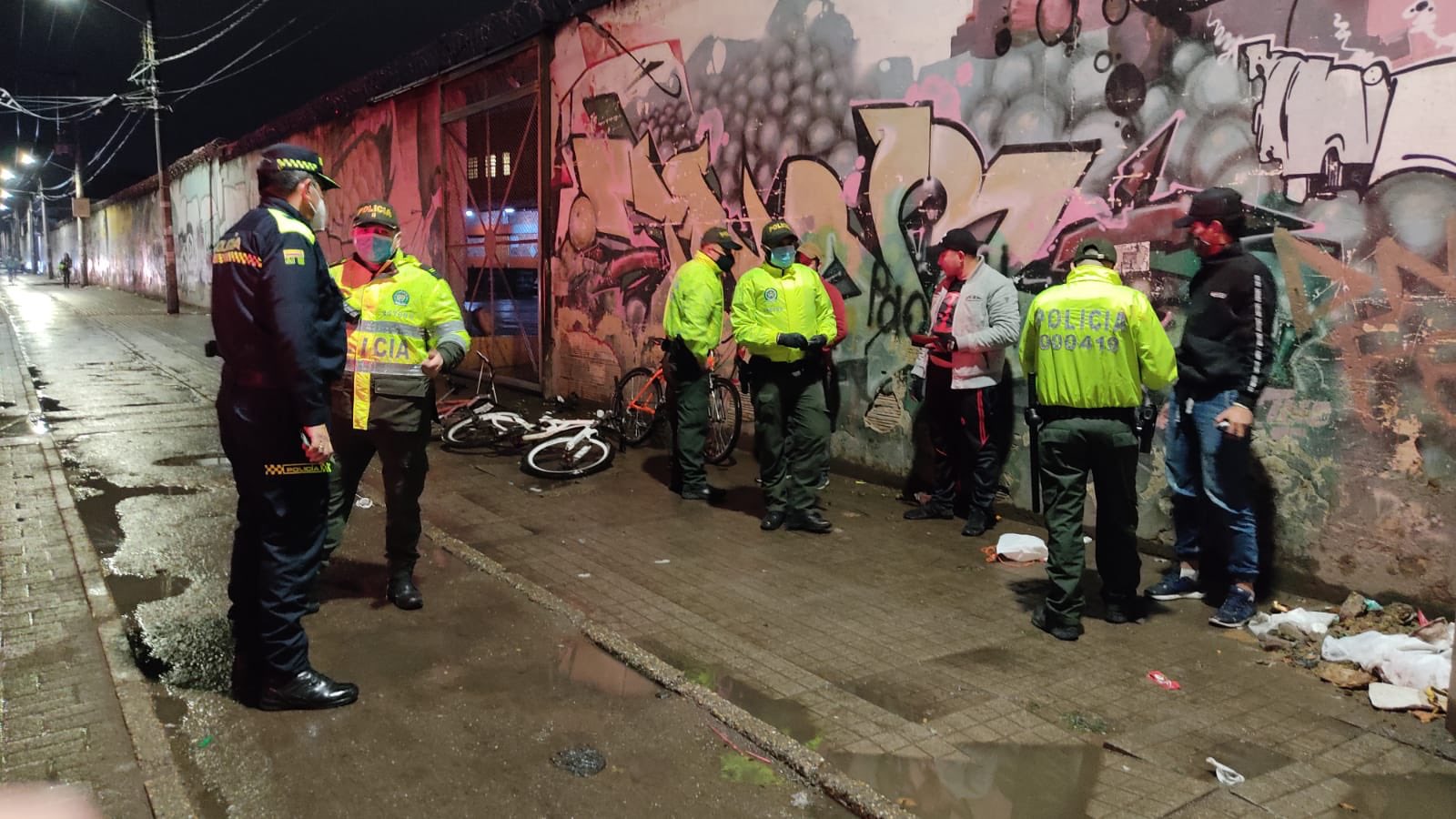 Durante este fin de semana fueron capturadas 141 personas en Bogotá