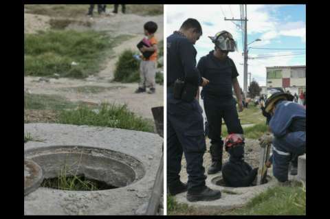 Este es el perímetro en donde habría caído Juan Sebastián Fuentes