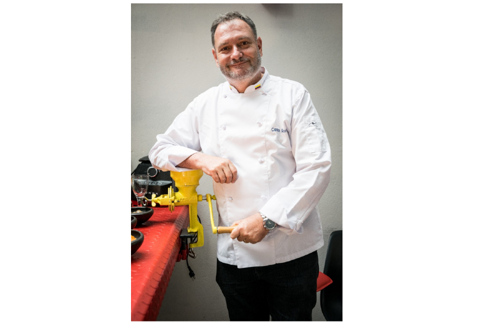 Chef Carlos Gaviria Arbeláez.