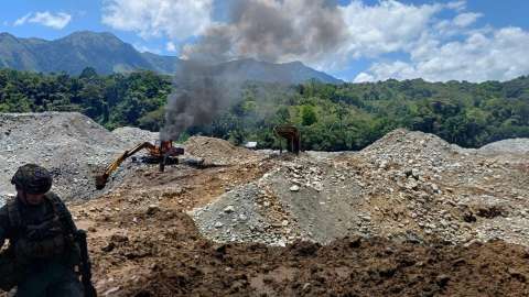 Autoridades adelantaron dos operativos contra red de minería ilegal en Tolima
