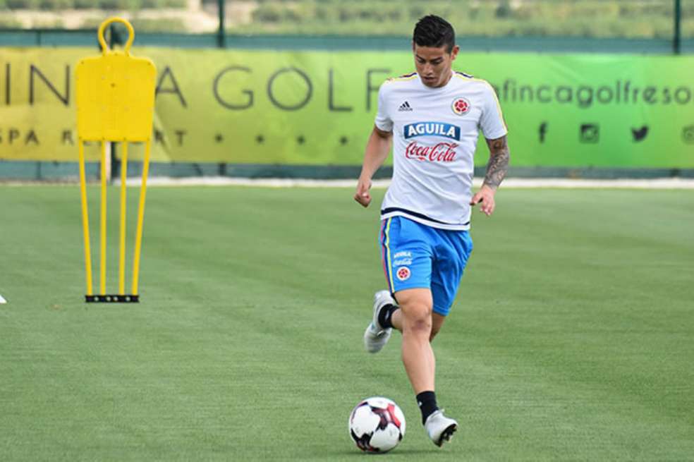 James Rodríguez, 10 de la selección colombiana de fútbol. / FCF
