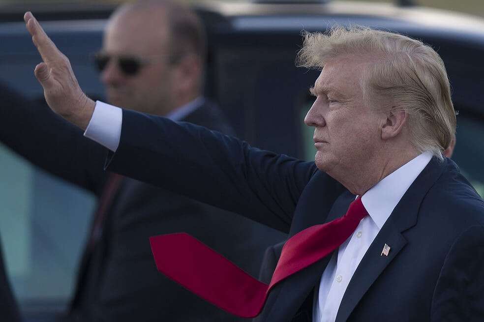 Donald Trump, presidente de Estados Unidos, podría enfrentarse a un proceso de destitución promovido por el Partido Demócrata. / AFP