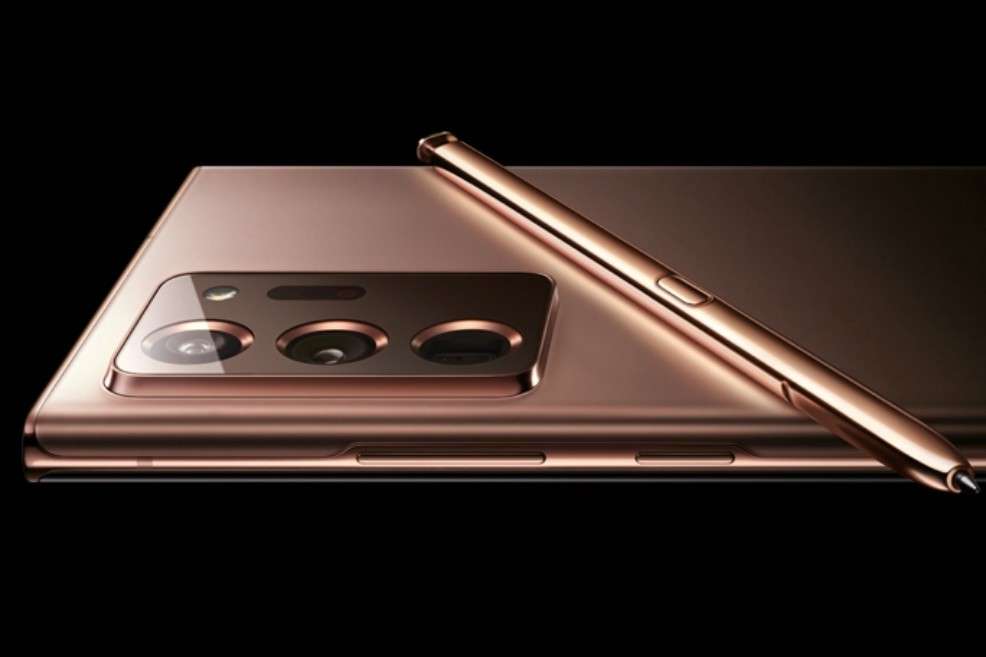 Así luciría el nuevo Galaxy Note 20 según imágenes publicadas en el sitio web de Samsung Rusia.