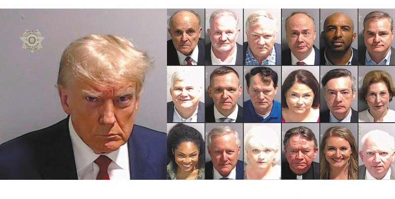 SEE CAPTION FOR MORE INFORMATION / RESTRICTED TO EDITORIAL USE - MANDATORY CREDIT "AFP PHOTO / FULTON COUNTY SHERIFF'S OFFICE " - NO MARKETING - NO ADVERTISING CAMPAIGNS - DISTRIBUTED AS A SERVICE TO CLIENTS
RESTRICTED TO EDITORIAL USE - MANDATORY CREDIT "