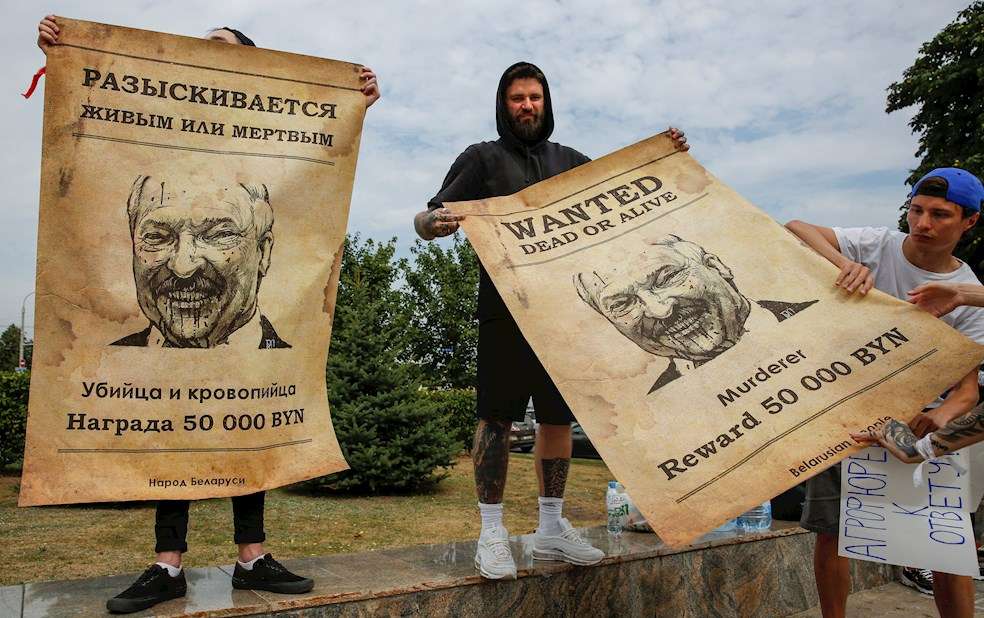 Protestas Minsk, Bielorrusia, agosto 2020
