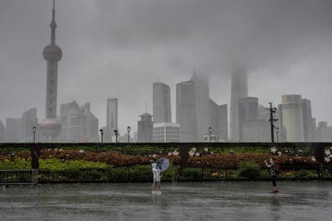 En fotos: así se ve China tras el paso del tifón In-Fa