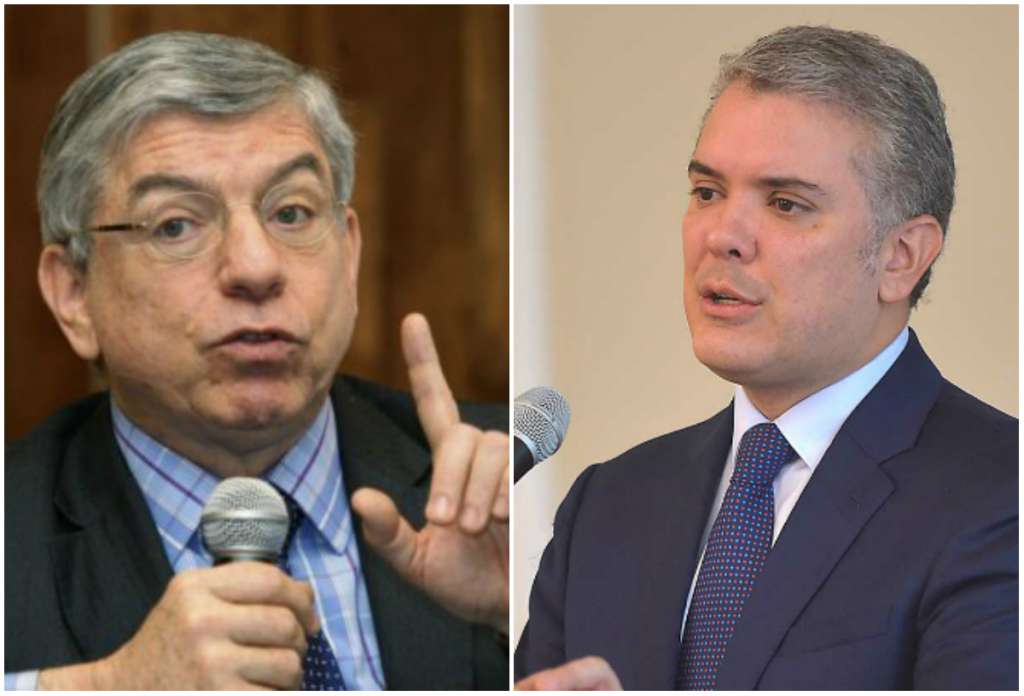 El presidente Duque dijo que sus reuniones con expresidente de la República tienen como único fin hablar sobre el bienestar del país. / Archivo