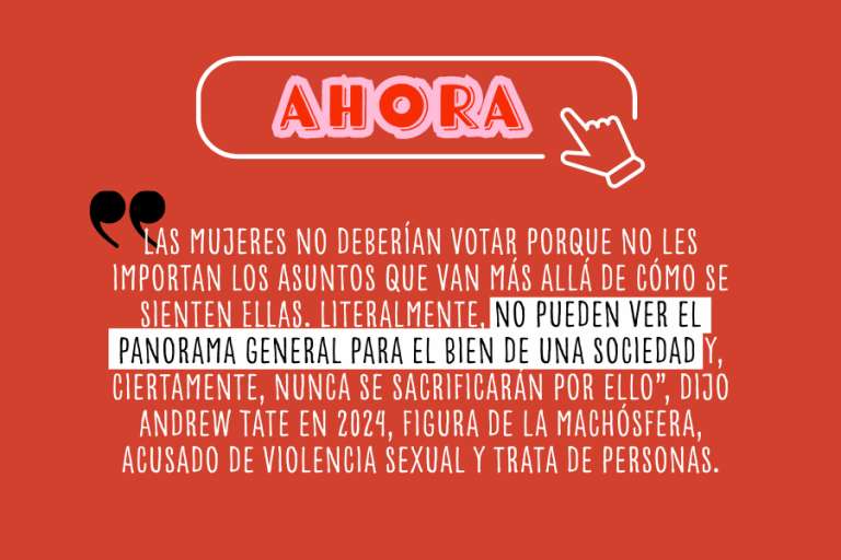 Discursos que cuestionan el sufragio femenino en Estados Unidos.