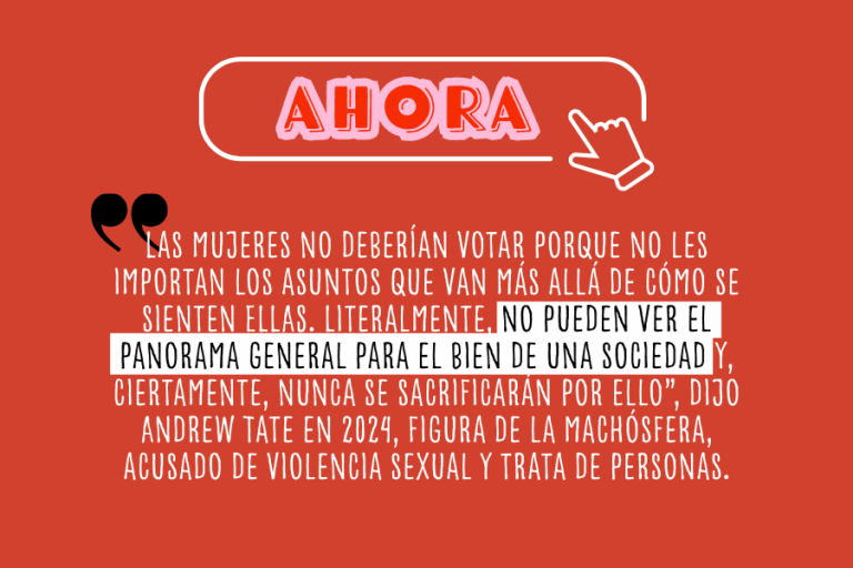 Discursos que cuestionan el sufragio femenino en Estados Unidos.