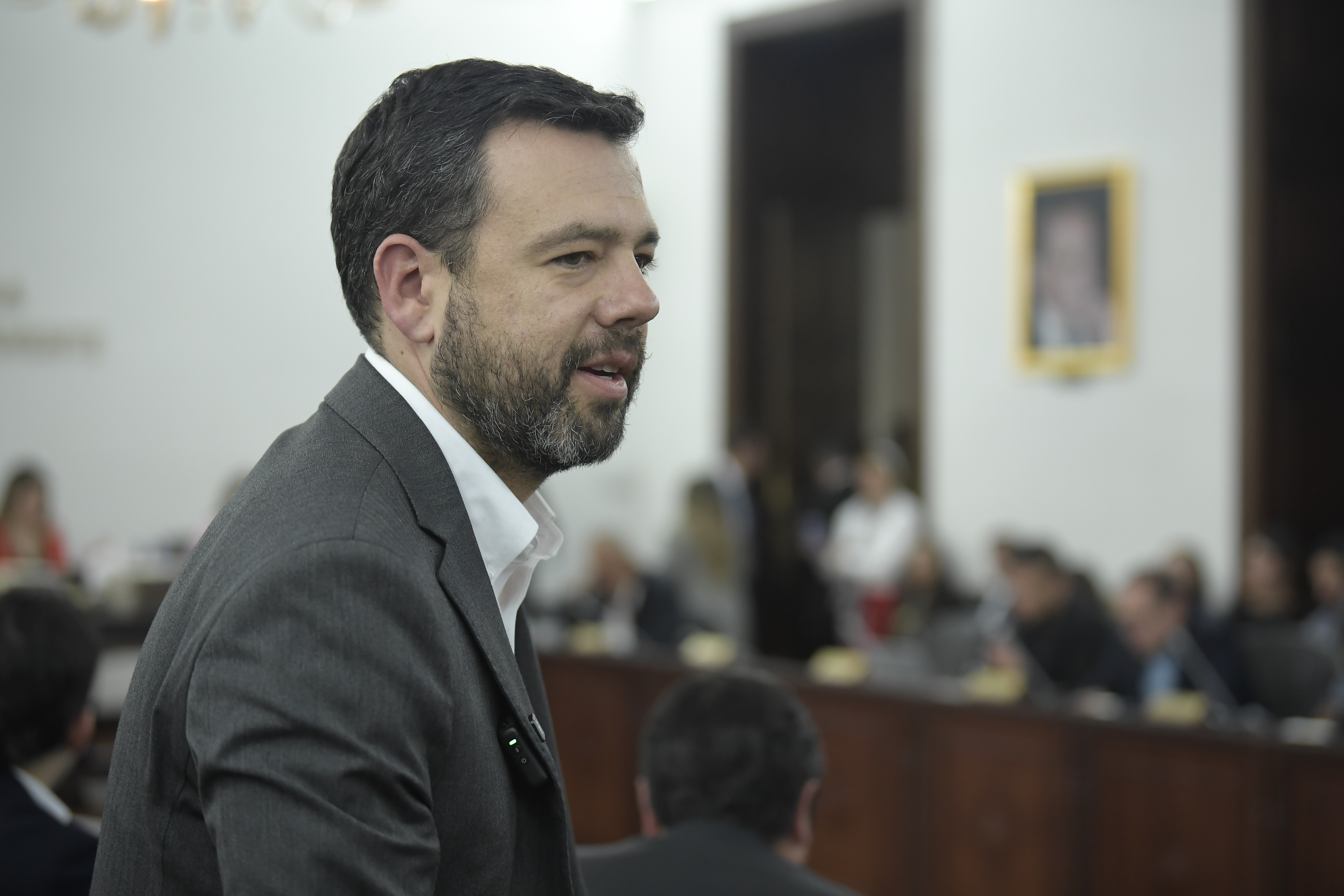 Alcalde de Bogotá, en el debate de control político por la crisis del agua, realizado en la comisión primera del Congreso