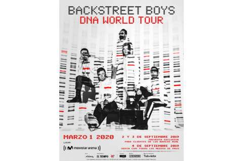 Confirmado: Backstreet Boys se presentará en Colombia el 01 de marzo de 2020