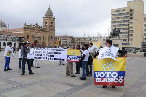 La desinflada del voto en blanco