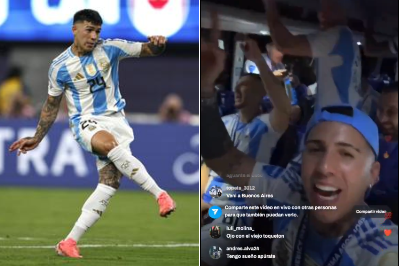 El jugador argentino de Enzo Fernández hizo viral el video de los cantos con presuntos mensajes racistas.